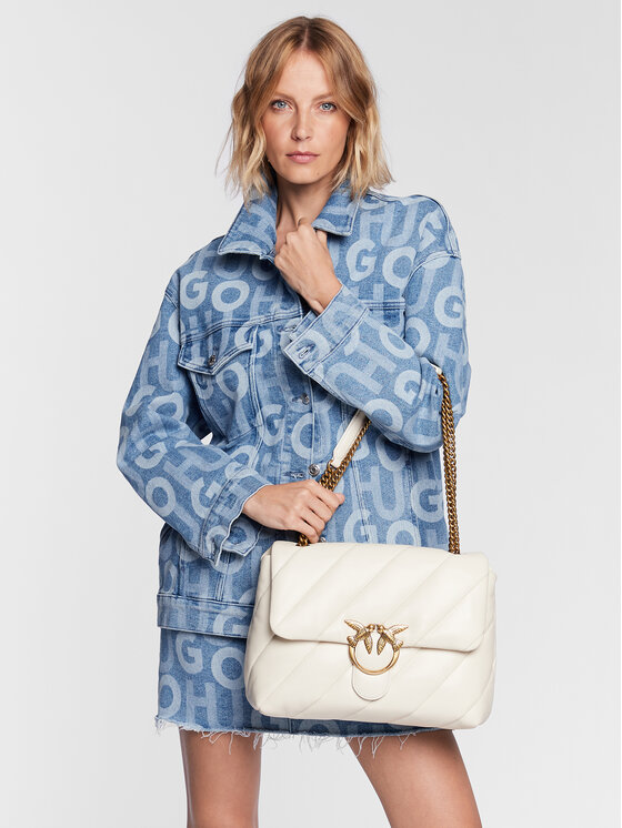 PINKO PINKO Torebka Love Big Puff Cl. PE 23 PLTT 100037 A0F2 Écru