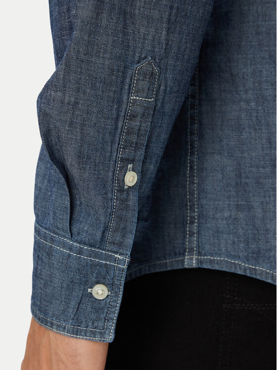 Guess Guess Košile M6YH44 D1297 Tmavomodrá Regular Fit