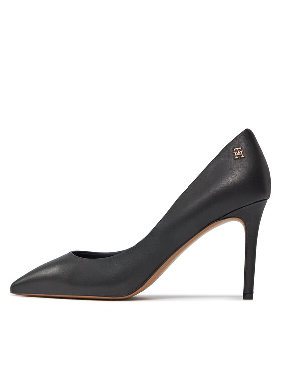 Tommy Hilfiger Tommy Hilfiger Туфлі на шпильці Essential Pointed Pump FW0FW07861 Чорний