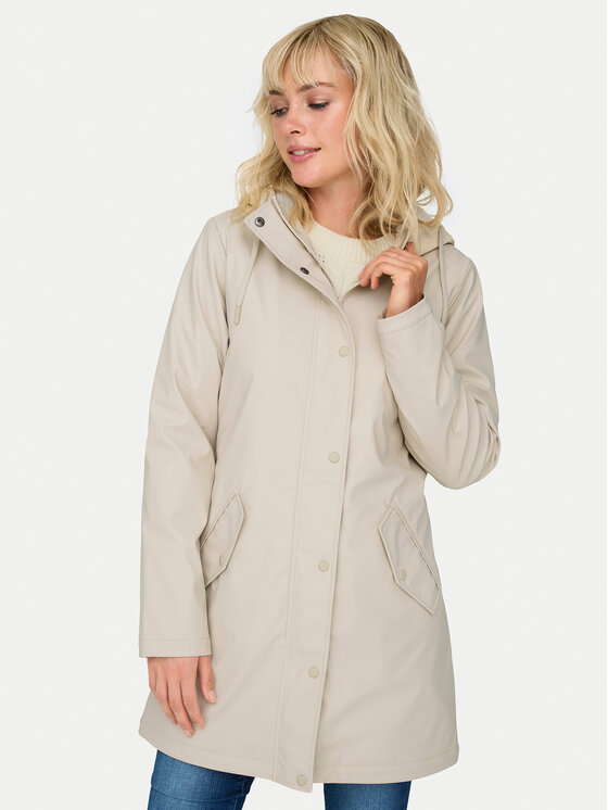 ONLY ONLY Větrovka Sally 15206116 Béžová Regular Fit