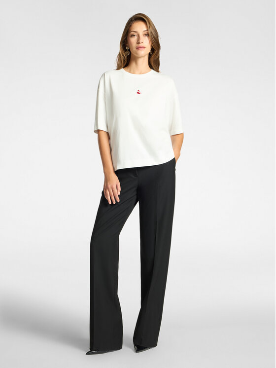 Elena Mirò Elena Mirò T-shirt G054Z000705N011 Bianco Boxy Fit