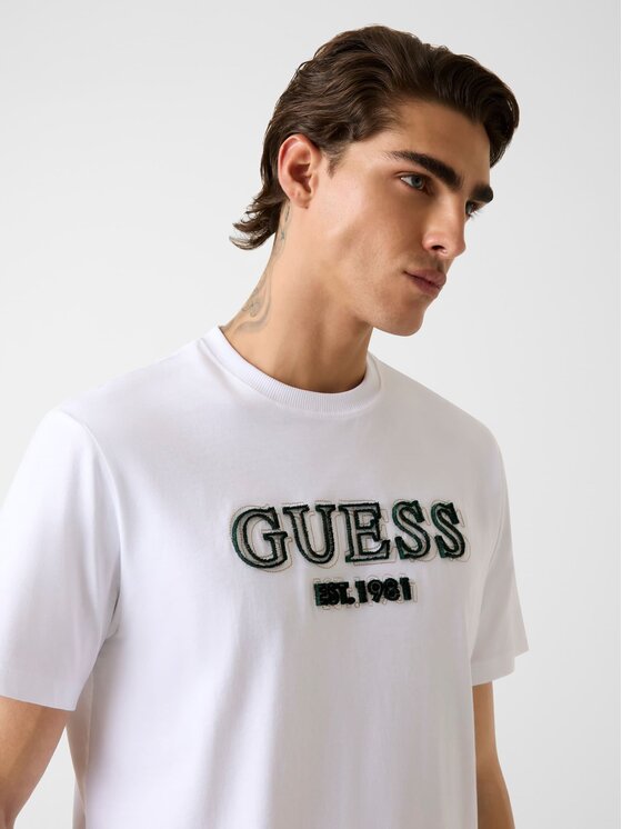 Guess Guess T-Shirt 180689 Biały Classic Fit