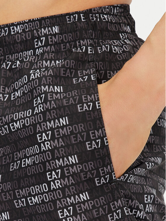 EA7 Emporio Armani EA7 Emporio Armani Plavecké šortky 7M000510 AF13059 MC085 Černá Regular Fit