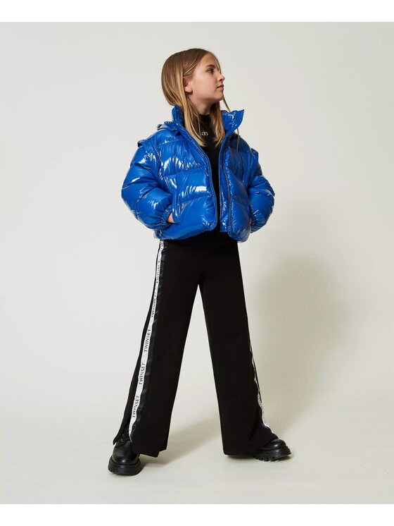TWINSET TWINSET Kurtka zimowa 242GJ2160 Niebieski Regular Fit