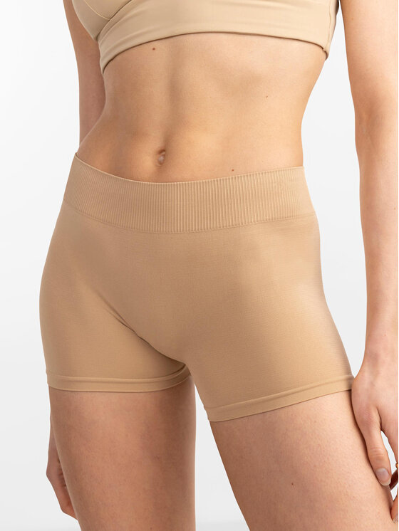 Pieces Pieces Kratke hlače 17065440 Bež Slim Fit