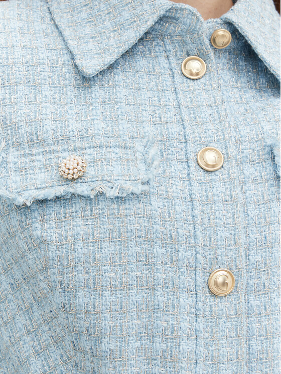Guess Guess Marynarka W5RN47 WGW82 Błękitny Regular Fit