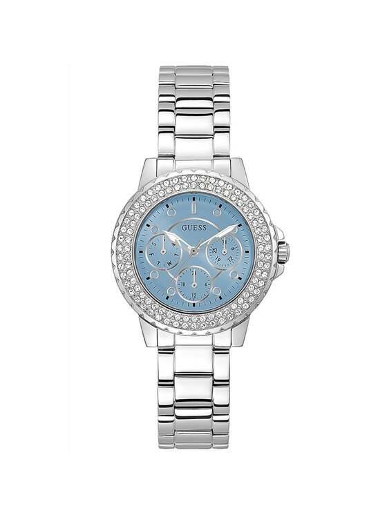 Guess Guess Hodinky GW0410L1 Strieborná
