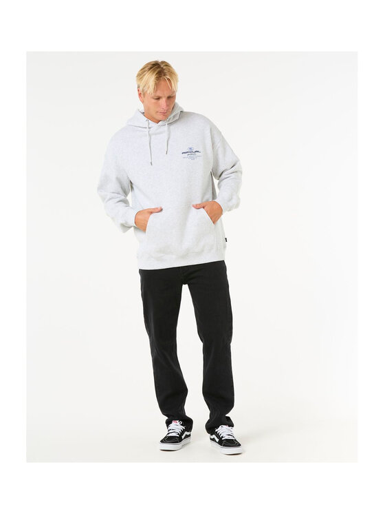 Rip Curl Rip Curl Bluza Rip Curl Pro 25 Event Hood Szary Relaxed Fit