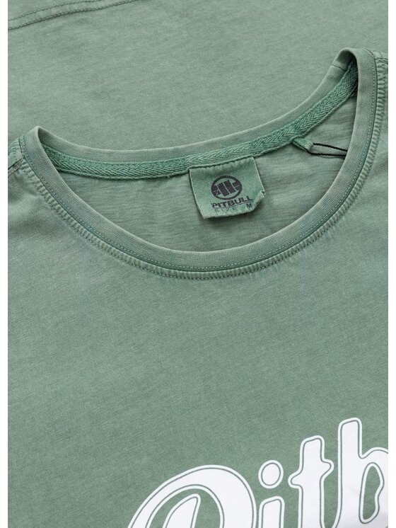 PITBULL PITBULL T-Shirt AUTOMATIC Zielony Regular Fit