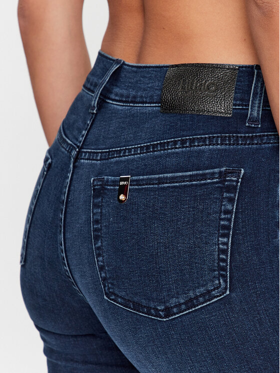 Liu Jo Liu Jo Jeans hlače UF3061 DS046 Mornarsko modra Regular Fit