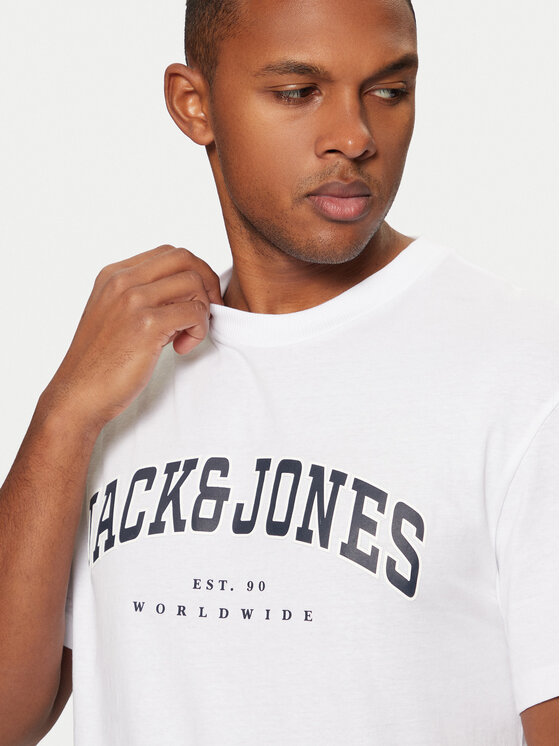 Jack&Jones Jack&Jones Tričko 12257579 Biela Relaxed Fit
