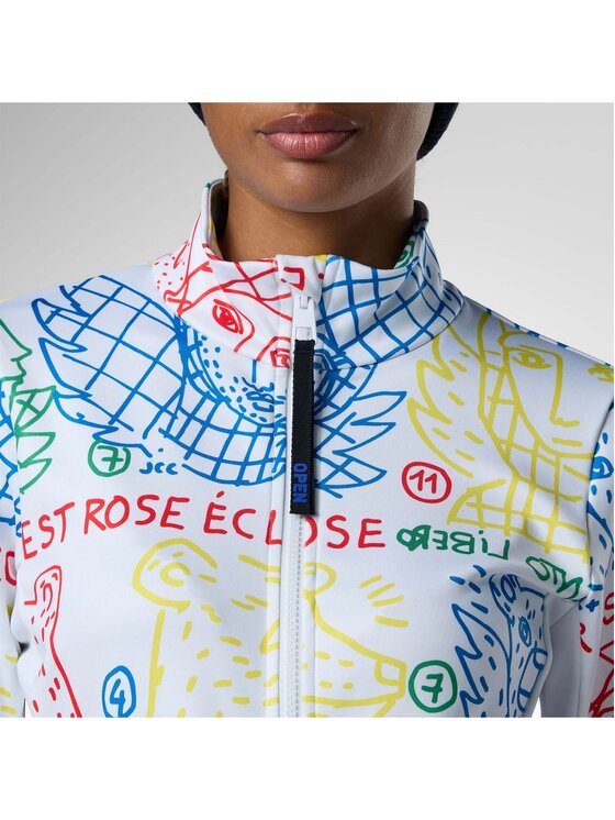 Rossignol Rossignol Polar W Jcc Fleece Jacket Kolorowy Slim Fit