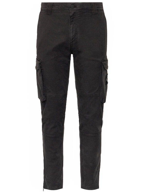 Calvin Klein Jeans Bavlnené nohavice J30J318325 Čierna Skinny Fit •  Modivo.sk