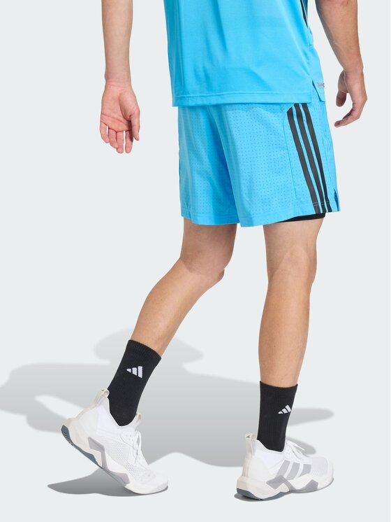adidas adidas Szorty sportowe 159347 Błękitny Regular Fit