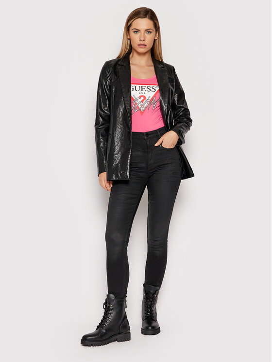 Blusa W2RI19 J1311 Rosa Slim Fit