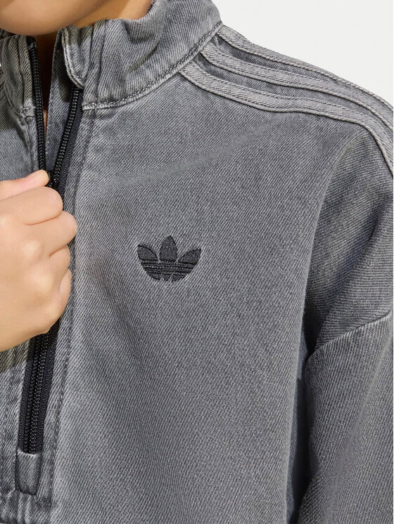 adidas adidas Tepláková souprava Denim JY3546 Šedá Regular Fit