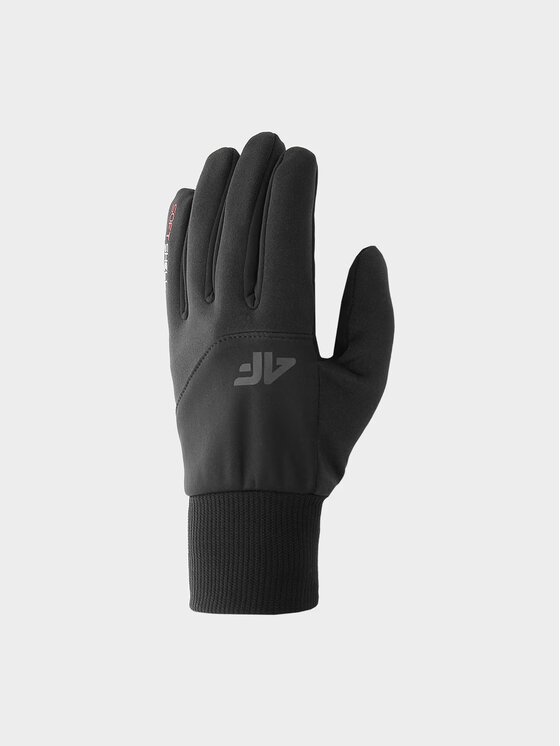 4F 4F Guanti da uomo 4FWAW24AFGLU140-20S Nero