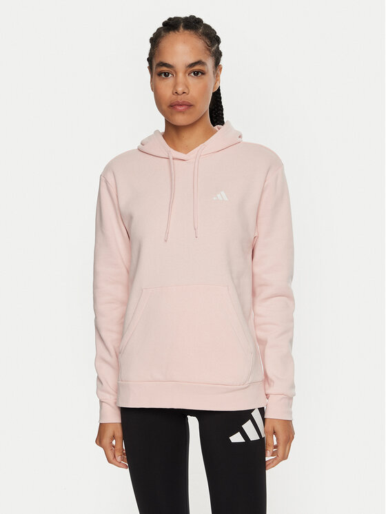 adidas Sweatshirt Essentials Small Logo IY1649 Rosa Regular Fit Modivo