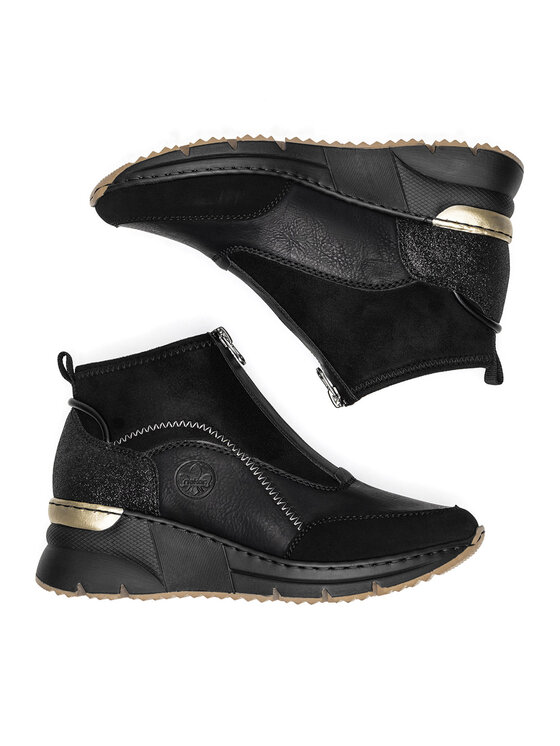 Rieker Rieker Botine N6361-00 Negru