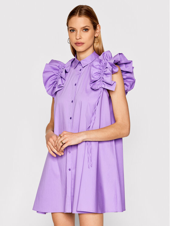 Imperial Imperial Rochie tip cămașă AA5TBBE Violet Regular Fit