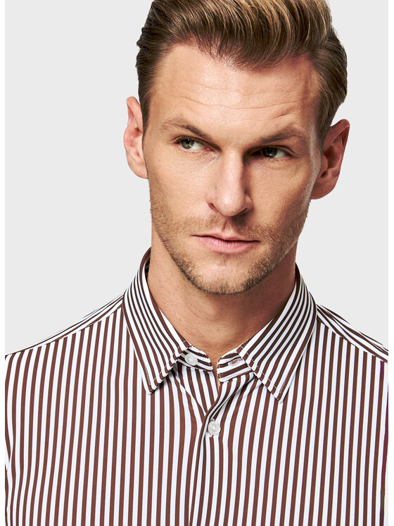 Pako Lorente Pako Lorente Koszula P26SF-1X-065 Brązowy Slim Fit