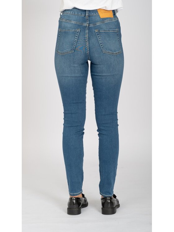 TeeShoppen TeeShoppen Jeansy Oryginalne dżinsy chude Niebieski Skinny Fit