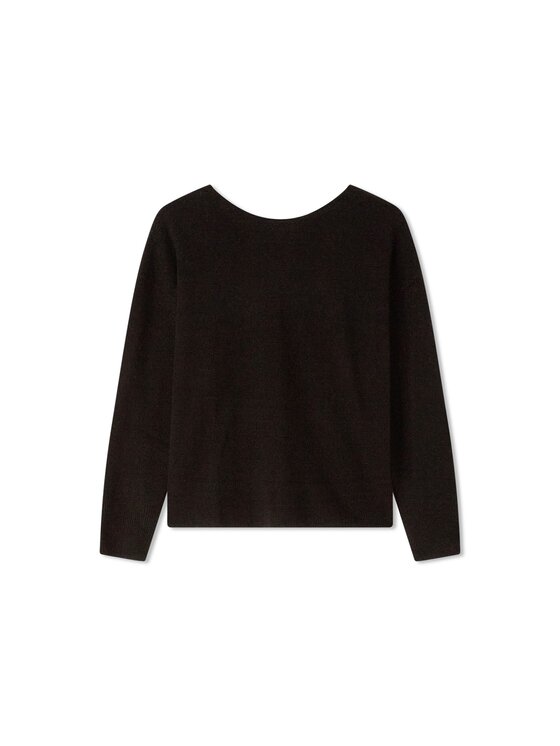 Motivi Motivi Sweter M344E002403N033 Czarny Regular Fit