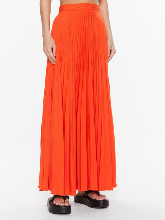 Herskind Herskind Πλισέ φούστα Naomi 4727939 Πορτοκαλί Regular Fit