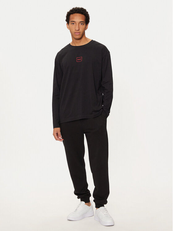 HUGO Hugo Longsleeve 50525229 Negru Regular Fit