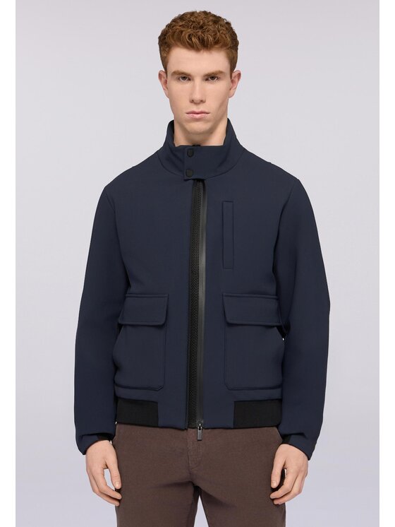 Trussardi Trussardi Giacca outdoor 8025M000008N034 Celeste Regular Fit