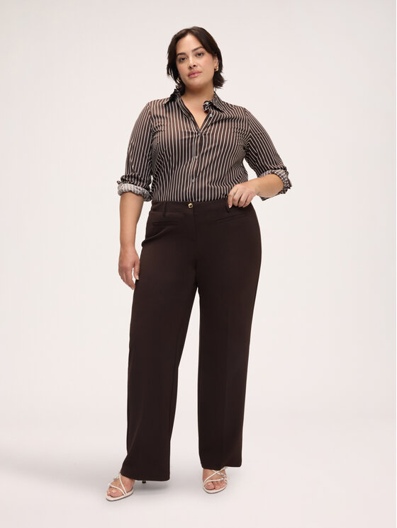 Fiorella Rubino Fiorella Rubino Koszula 5027T001520N0V2 Brązowy Regular Fit