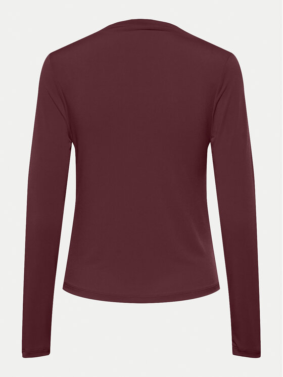 Pieces Pieces Bluse 17153519 Dunkelrot Slim Fit