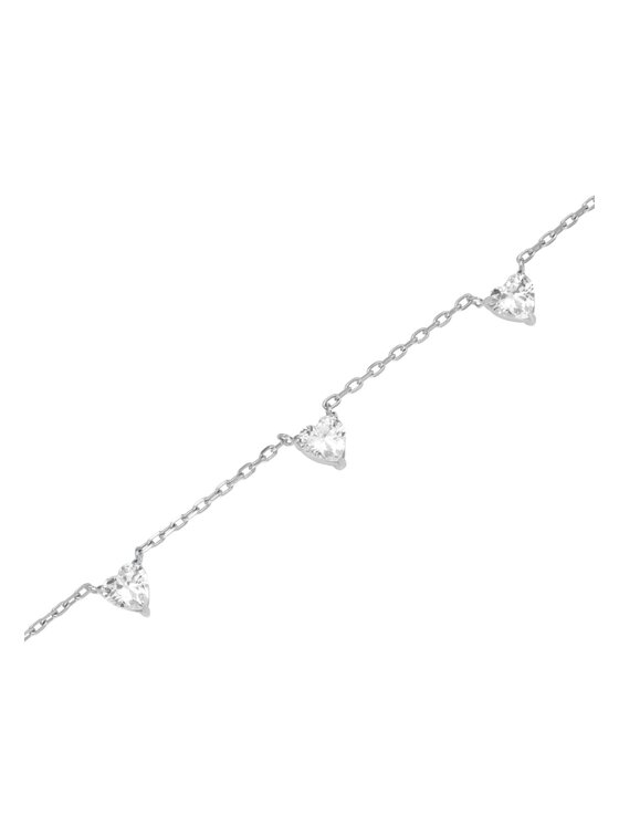 Rosefield Rosefield Naszyjnik Heart Collection Srebrny