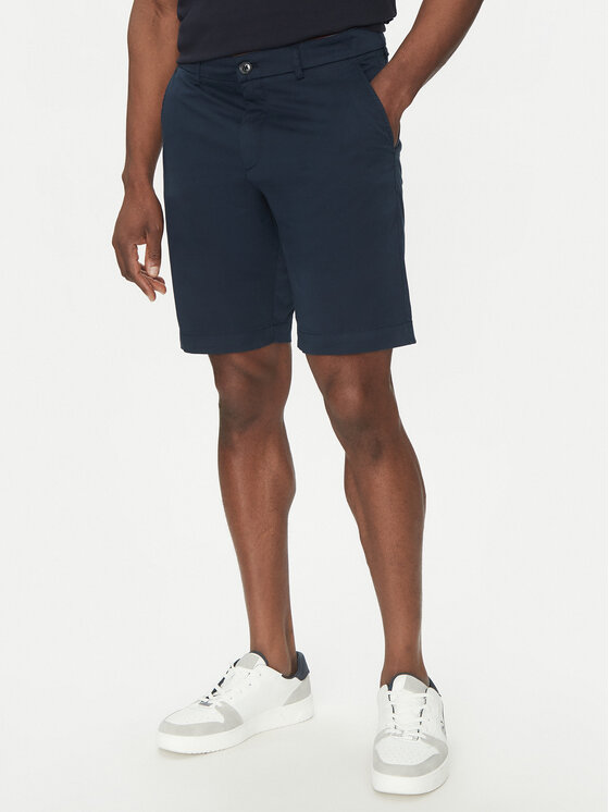 Hechter Paris Hechter Paris Szövet rövidnadrág 26664 151365 Sötétkék Regular Fit