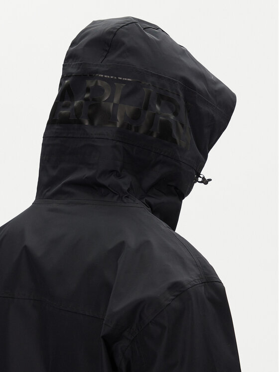 Napapijri Napapijri Bunda anorak Rainforest Next Sum NP0A4ILW Černá Loose Fit