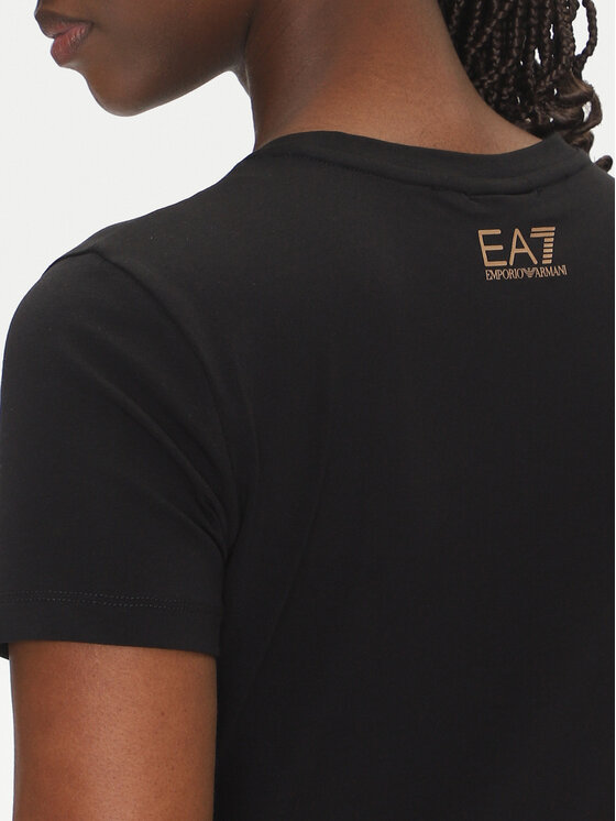 EA7 Emporio Armani EA7 Emporio Armani Každodenné šaty 7W000746 AF10373 UC001 Čierna Slim Fit