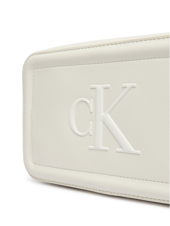 Calvin Klein Calvin Klein Käekott Bold Ck Camera Bag LV04F3220G Valge