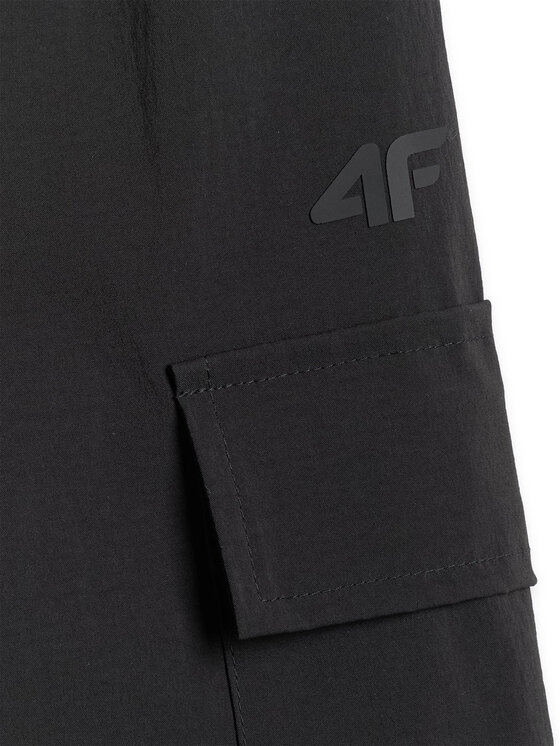 4F 4F Spodnie dresowe APRES SKI Czarny Loose Fit