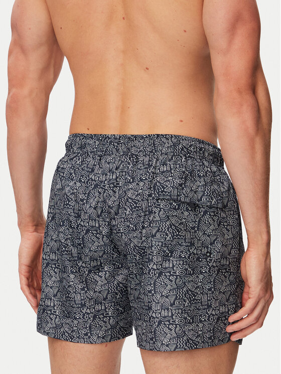 Beverly Hills Polo Club Beverly Hills Polo Club Ujumisšortsid P-SS26M-BREA-0725 Tumesinine Regular Fit