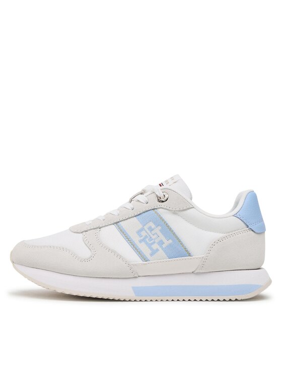 Tommy Hilfiger Tommy Hilfiger Sneakersy Runner With Th Webbing FW0FW06948 Niebieski