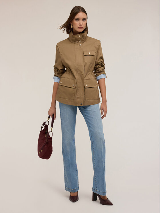 Motivi Motivi Cappotto R230W000125N022 Marrone Regular Fit