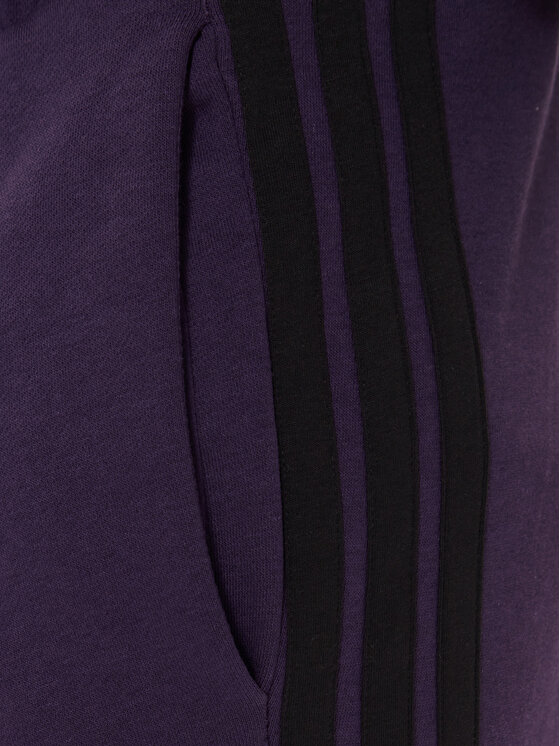 adidas adidas Spodnie dresowe Essentials 3-Stripes JX0750 Fioletowy Regular Fit