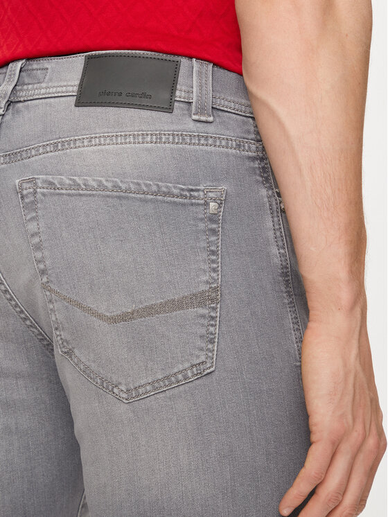 Pierre Cardin Pierre Cardin Szorty jeansowe C7 34520.8130 Szary Modern Fit