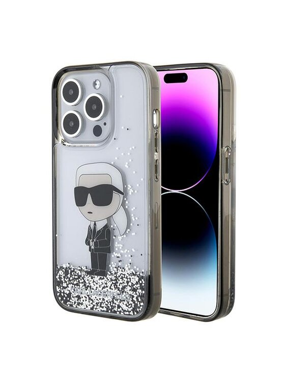 Etui na telefon KARL LAGERFELD, Przezroczysty, iPhone 15 Pro Max