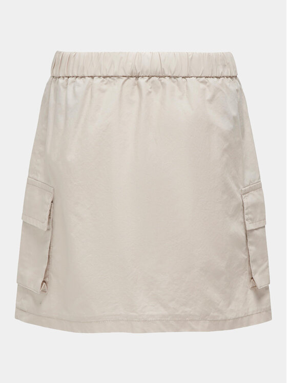 Kids ONLY Kids ONLY Spódnica Franches 15316815 Écru Regular Fit
