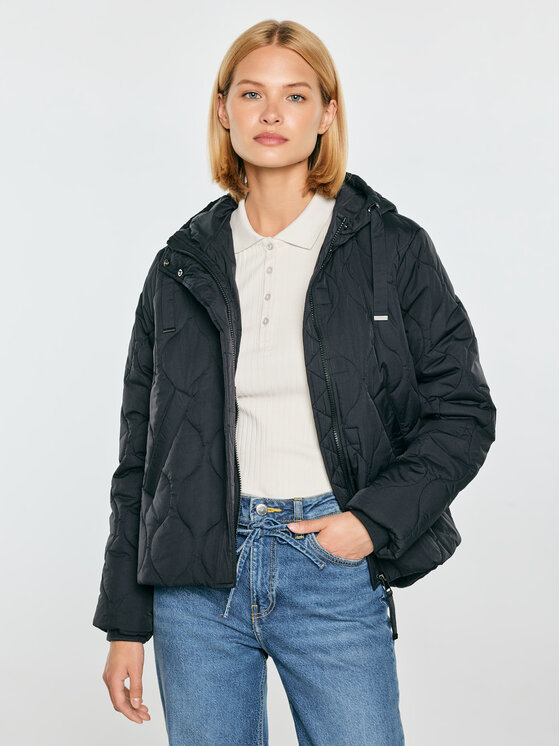 BIG STAR BIG STAR Kurtka zimowa WINTERA Czarny Basic Fit