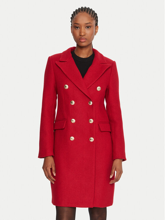 Rinascimento Rinascimento Wollmantel CFC0126209003 Rot Regular Fit