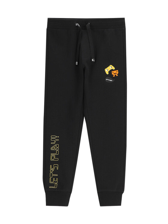 Coccodrillo Coccodrillo Teplákové kalhoty WC5122701GBK Černá Regular Fit