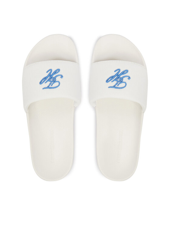 Tommy Hilfiger Tommy Hilfiger Klapki Th Script Pool Slide FW0FW09286 Biały