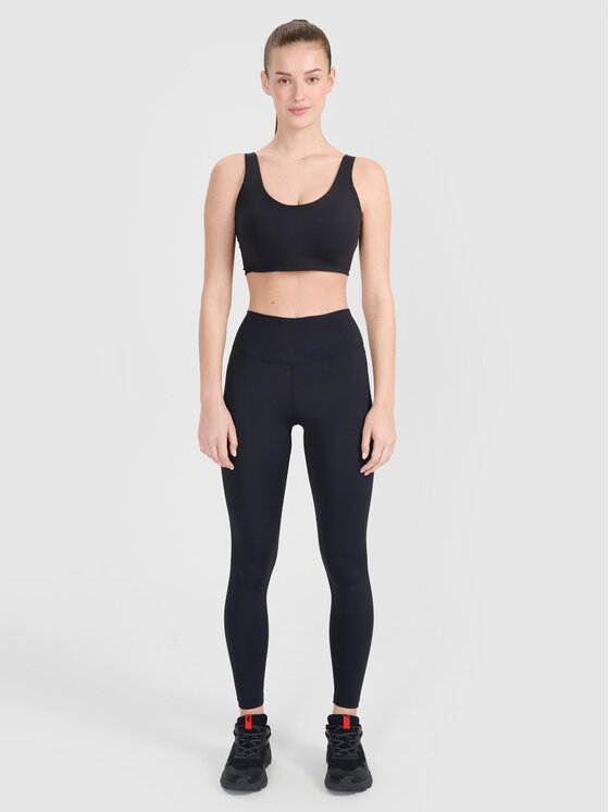 4F 4F Legginsy MULTI ACTIVE Czarny Slim Fit